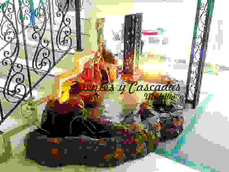 20 cascadas y fuentes para jardines