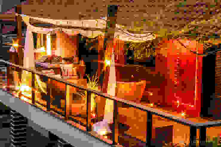 Varanda do Jovem Casal - Casa Cor 2008 Porto Alegre DecoraPhotos - RHSPhotos Espaços comerciais modernos