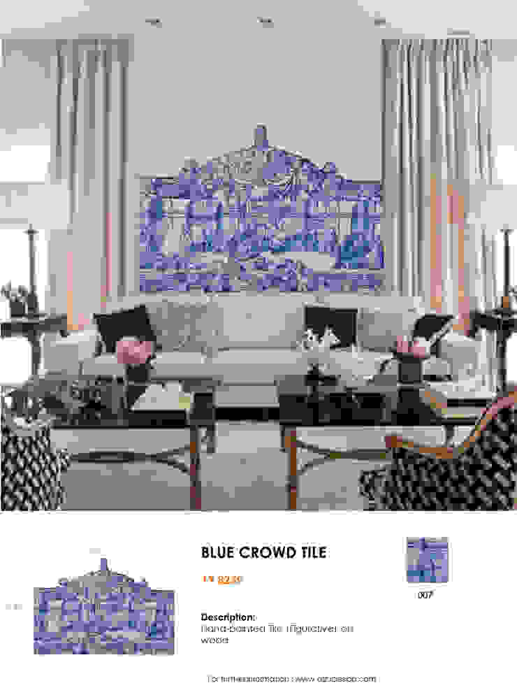 Old Blue Collection, AL'ZU AL'ZU Classic style houses Tiles Accessories & decoration