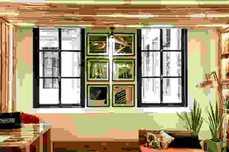 G7 Grupo Creativo Industrial style windows & doors Wood Wood effect