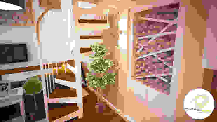 ​Projecto de Decoração Mezanino., Andreia Louraço - Designer de Interiores (Email: atelier.andreialouraco@gmail.com) Andreia Louraço - Designer de Interiores (Email: atelier.andreialouraco@gmail.com) Modern Home Wine Cellar Wood White
