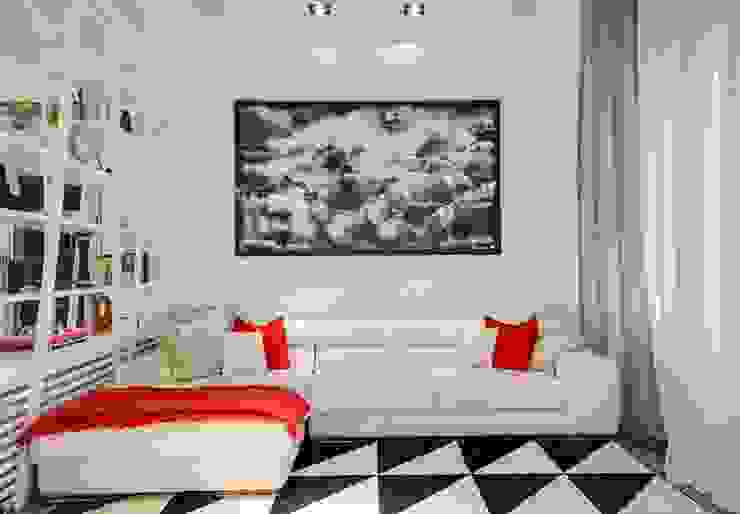 UN APPARTAMENTO D'ELITE, SERENA ROMANO' ARCHITETTO SERENA ROMANO' ARCHITETTO Modern living room