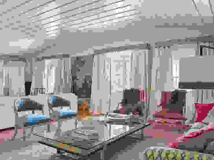 MY COTTAGE FOR A HORSE SA&V - SAARANHA&VASCONCELOS Salas de estar campestres