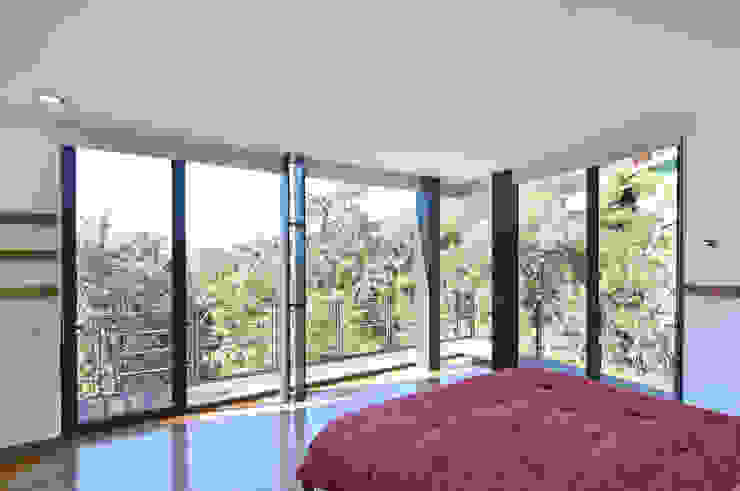 Casa La Lagartija, alexandro velázquez alexandro velázquez Moderne Schlafzimmer