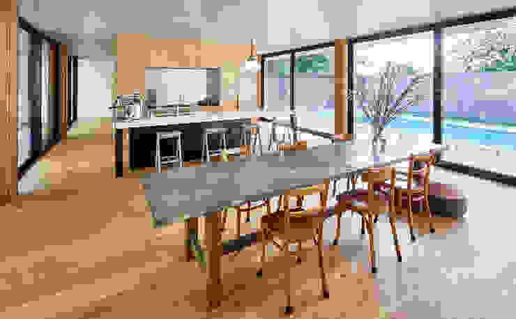 Modular Home in Berry, NSW, Modscape Holdings Pty Ltd Modscape Holdings Pty Ltd Sala da pranzo minimalista