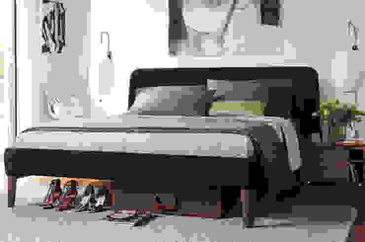 Coleccion Parallel , Design Within Reach Mexico Design Within Reach Mexico Moderne Schlafzimmer Textil Grau Betten und Kopfteile