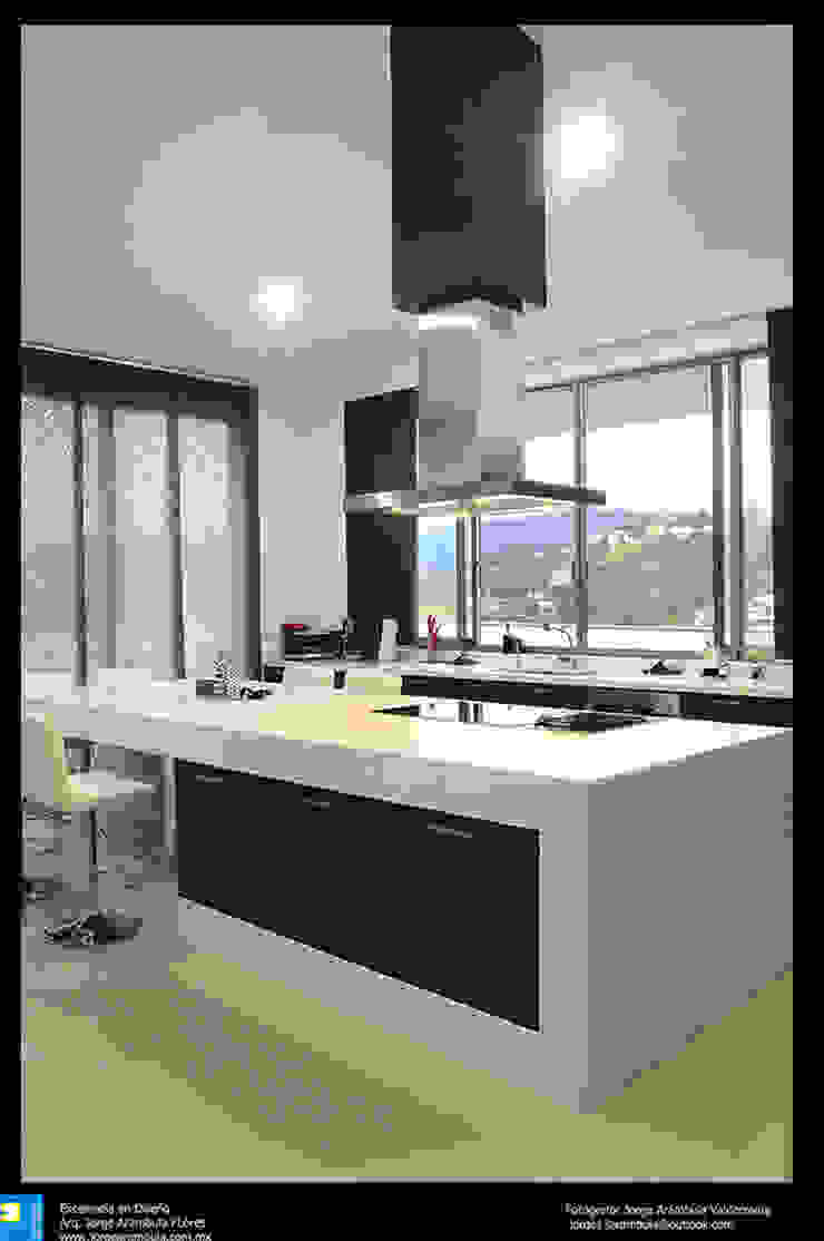 residencia Alondra, Excelencia en Diseño Excelencia en Diseño Modern kitchen Engineered Wood Multicolored