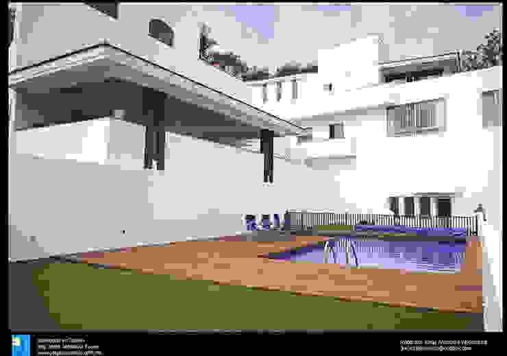 residencia Alondra, Excelencia en Diseño Excelencia en Diseño Modern pool Bricks Blue