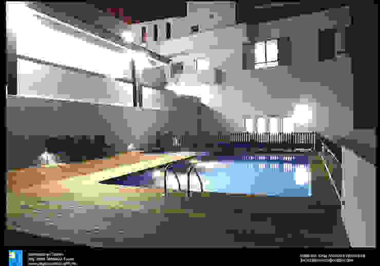 residencia Alondra, Excelencia en Diseño Excelencia en Diseño Moderne Pools Stahlbeton Blau