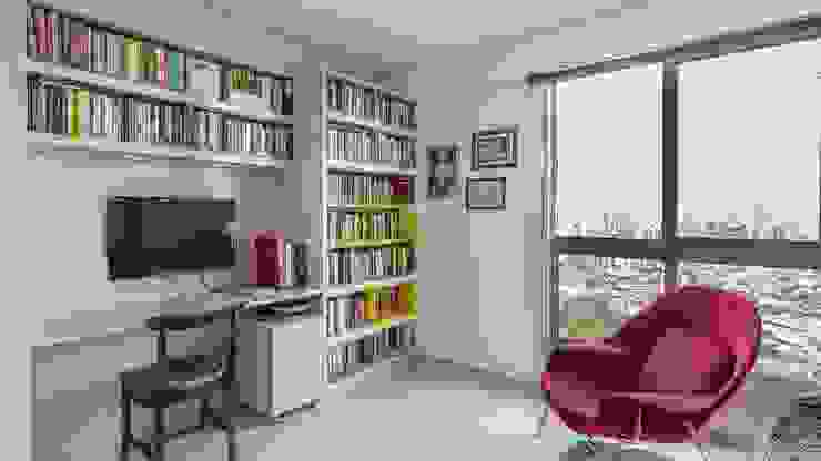 VZ Arquitetas Bureau moderne Blanc