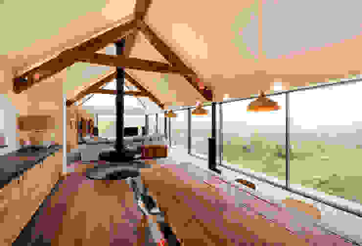 Down Barton, Devon Moderne Küchen von Trewin Design Architects Modern