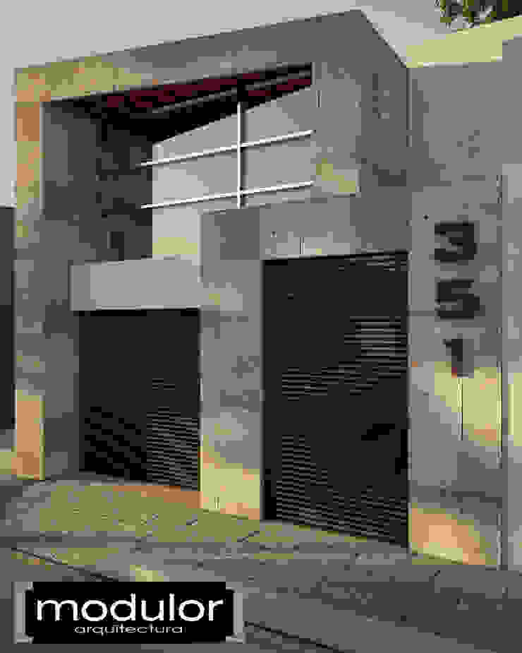 Modulor Arquitectura Modern houses Slate Grey