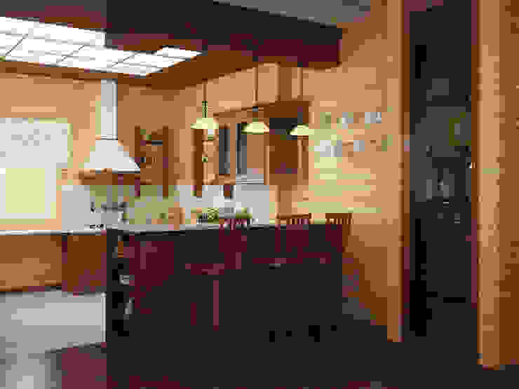 homify Country style kitchen Wood Brown