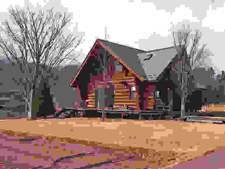 Log Cabin beside Japan Alps, Cottage Style / コテージスタイル Cottage Style / コテージスタイル Landhäuser Holz Holznachbildung