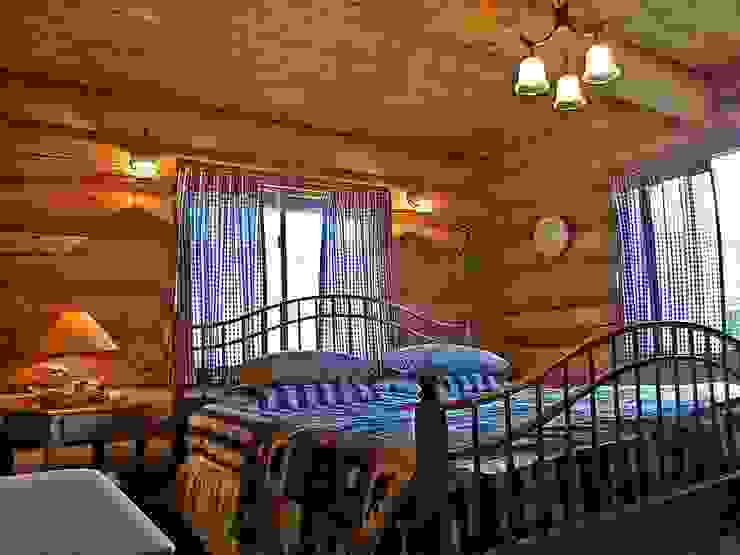 Log Cabin beside Japan Alps Cottage Style / コテージスタイル Country style bedroom Wood Wood effect
