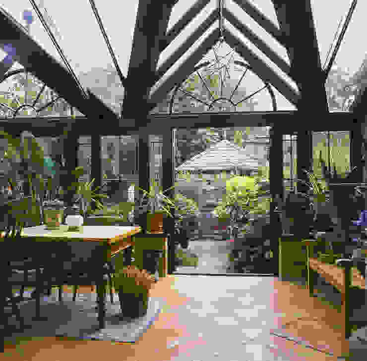 Wooden Conservatory Westbury Garden Rooms Оранжерея Дерево Зелений