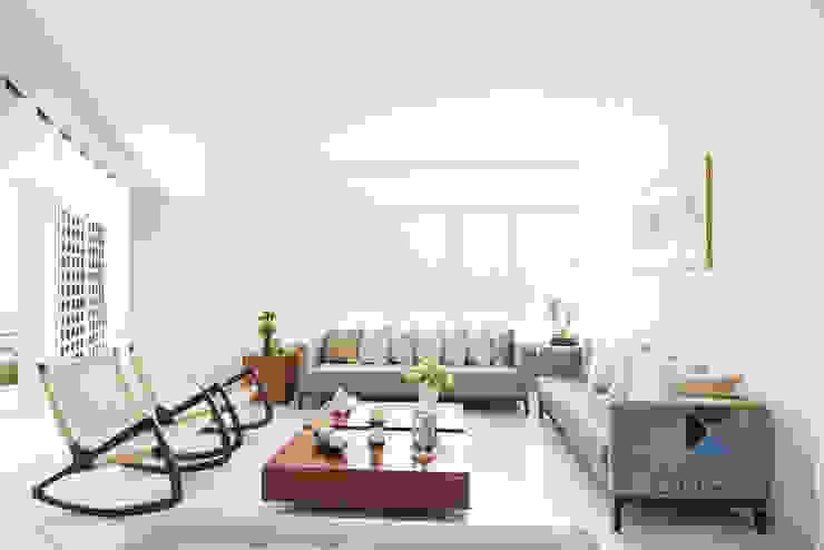 Proyecto Residencial “Casa CA18”, PORTO Arquitectura + Diseño de Interiores PORTO Arquitectura + Diseño de Interiores Eclectic style living room