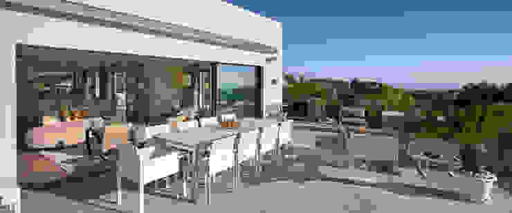 Super Cannes TLA Studio Modern style balcony, porch & terrace