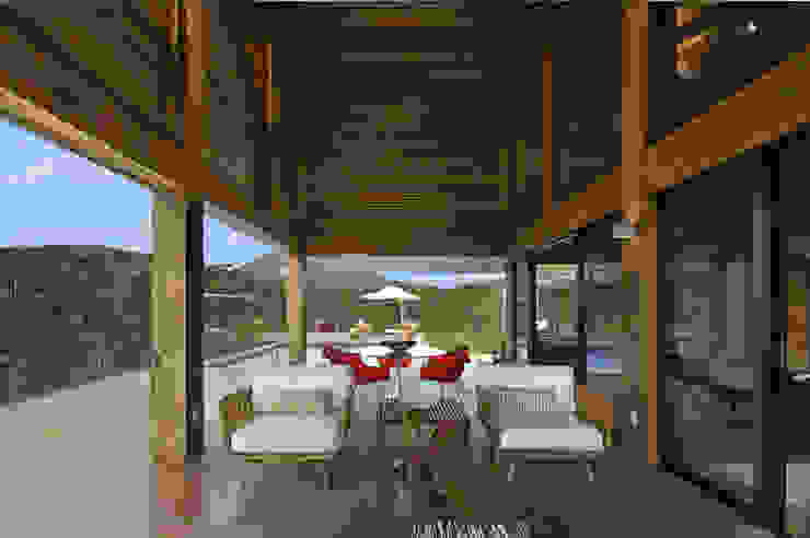 Mountain House David Guerra Arquitetura e Interiores Casas de estilo rústico