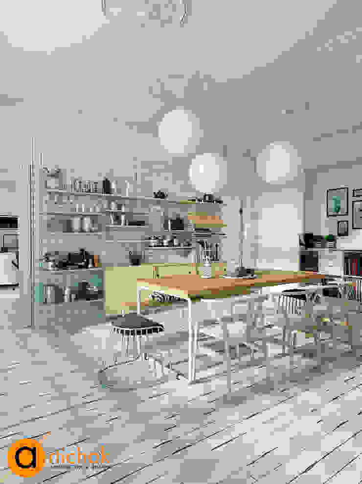 Artichok Design Dapur Gaya Skandinavia