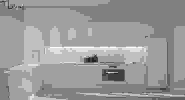 Scandinavian style kitchen by Lagom studio Scandinavian Marble