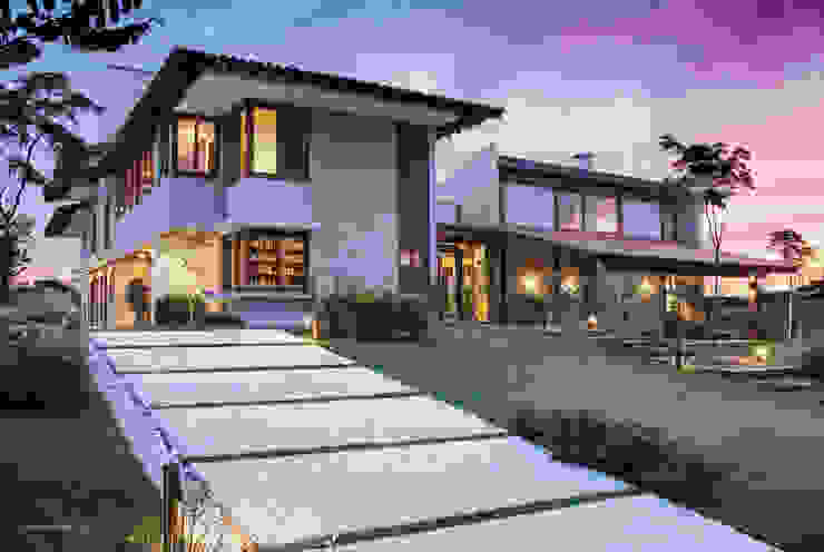 Casa em Itu Mellani Fotografias Giardino moderno