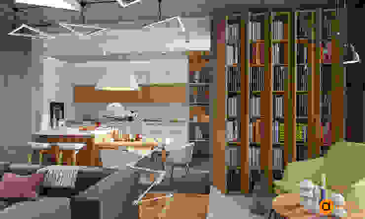 Artichok Design Salas de estilo industrial