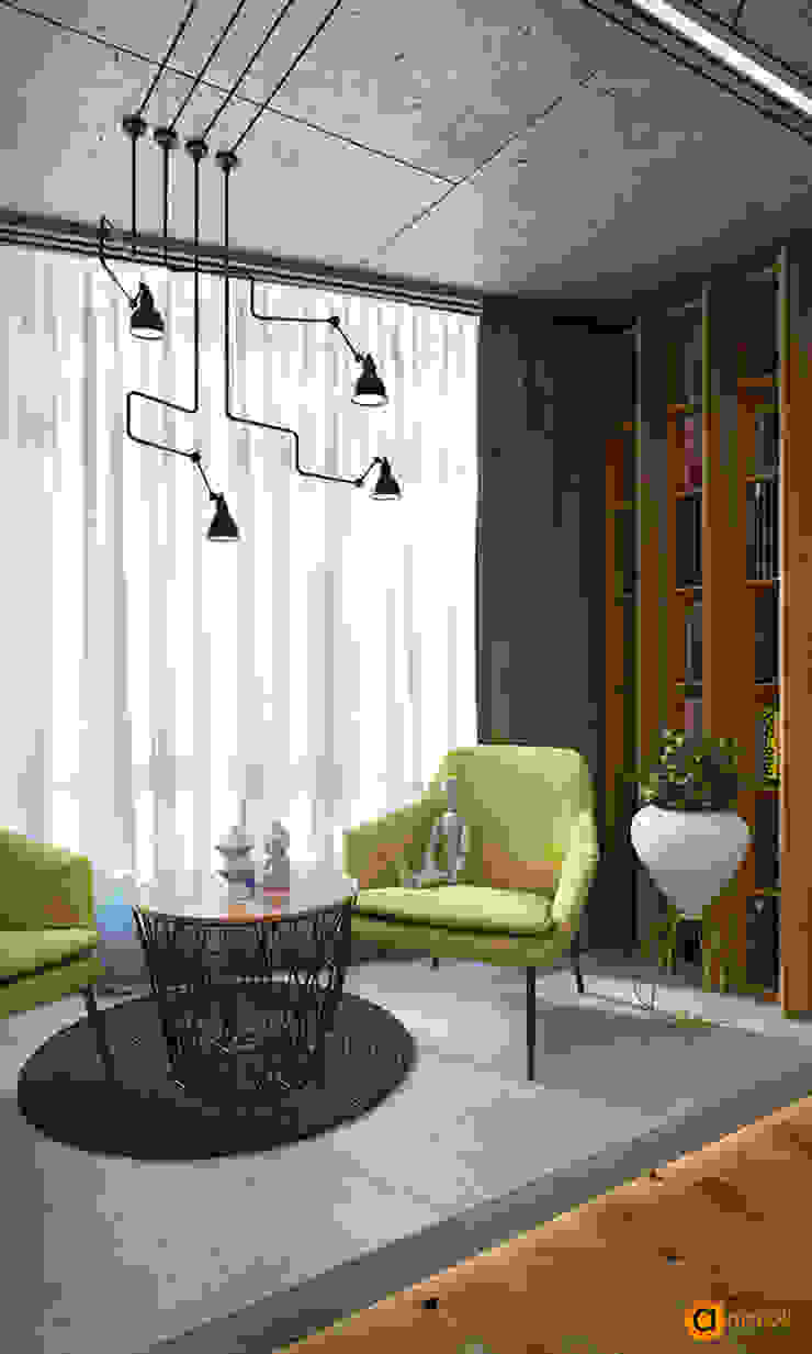 Artichok Design Salas de estilo industrial