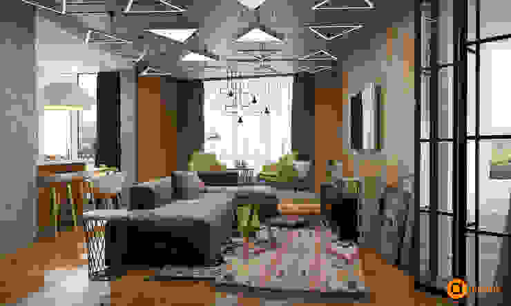 Artichok Design Salas de estilo industrial