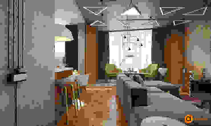 Artichok Design Salas de estilo industrial