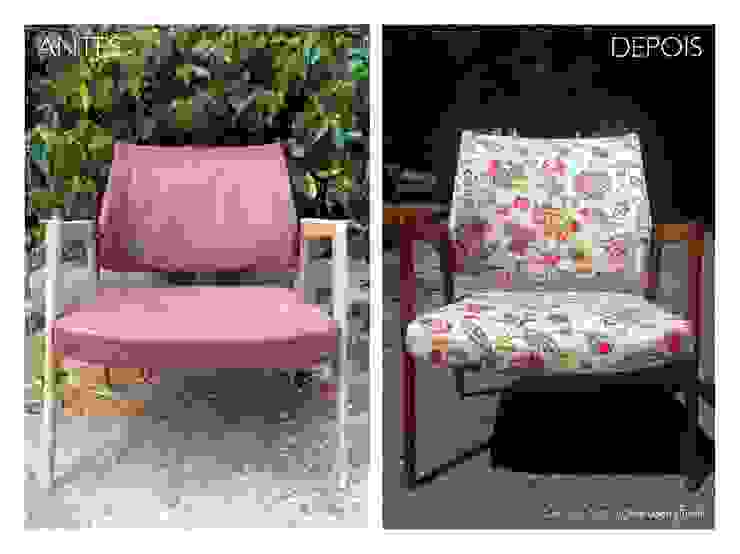CADEIRA CAPARICA * Antes & Depois Once Upon a Trash Salas de estar modernas Bancos e cadeiras