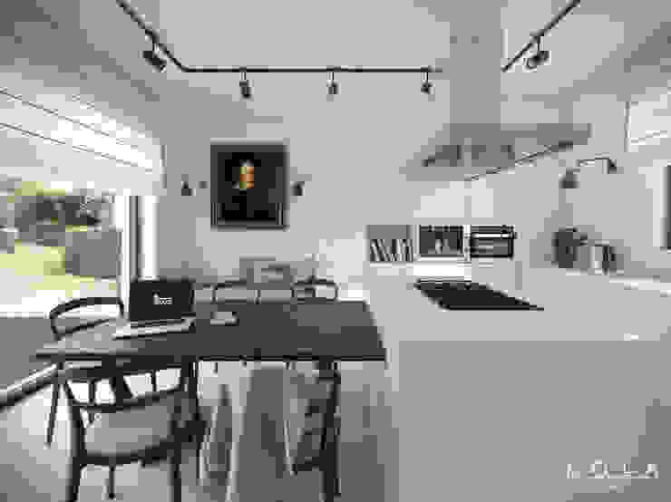 Eclectic kitchen / Kuchnia eklektyczna, Kola Studio Wizualizacje Architektoniczne Kola Studio Wizualizacje Architektoniczne Cocinas de estilo ecléctico