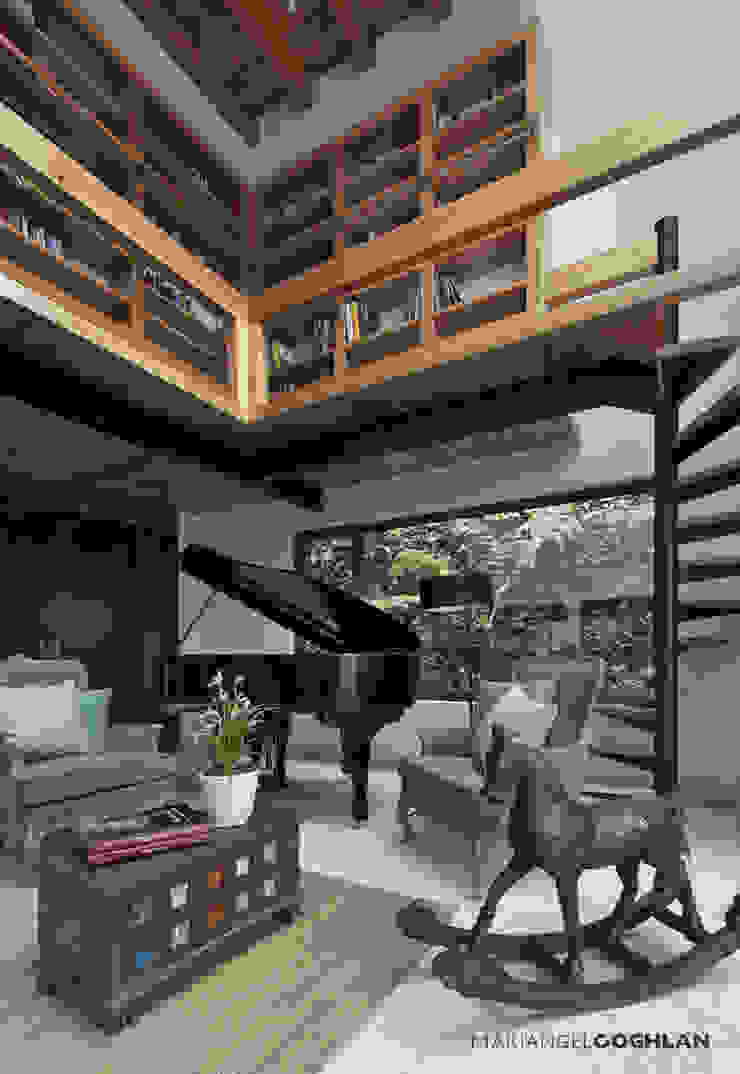 Modern Living Room by MARIANGEL COGHLAN Modern