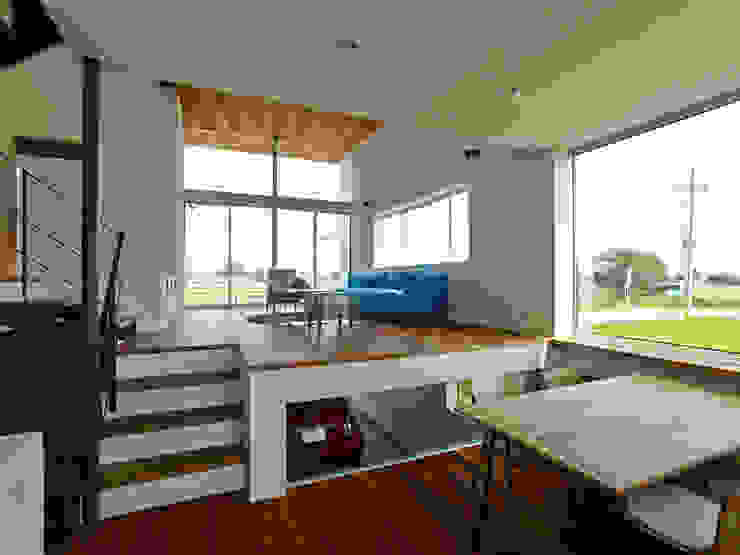小野里信建築アトリエ Moderne Wohnzimmer