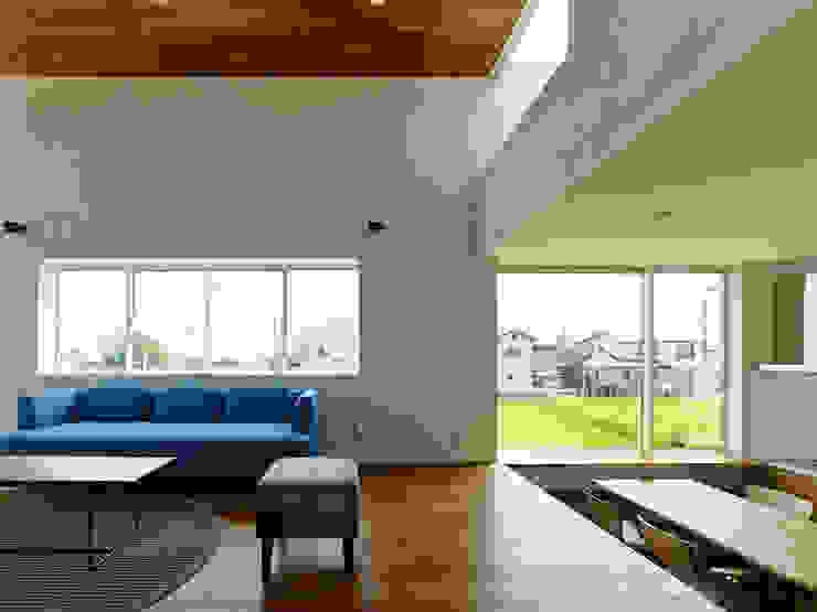 小野里信建築アトリエ Moderne Wohnzimmer