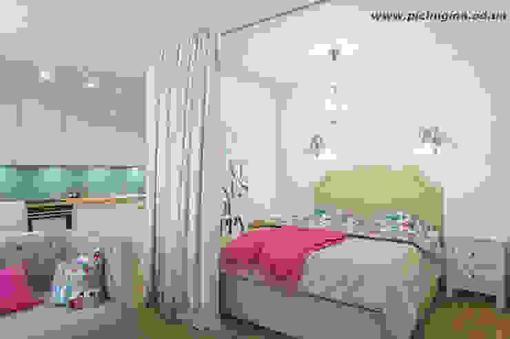 Квартира, 41 м.кв. 2013 г, Tatyana Pichugina Design Tatyana Pichugina Design Modern style bedroom White