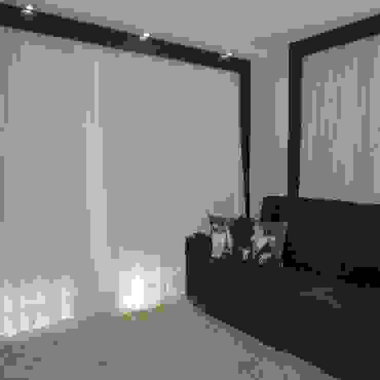 Lu Andreolla Arquitetura 모던스타일 미디어 룸