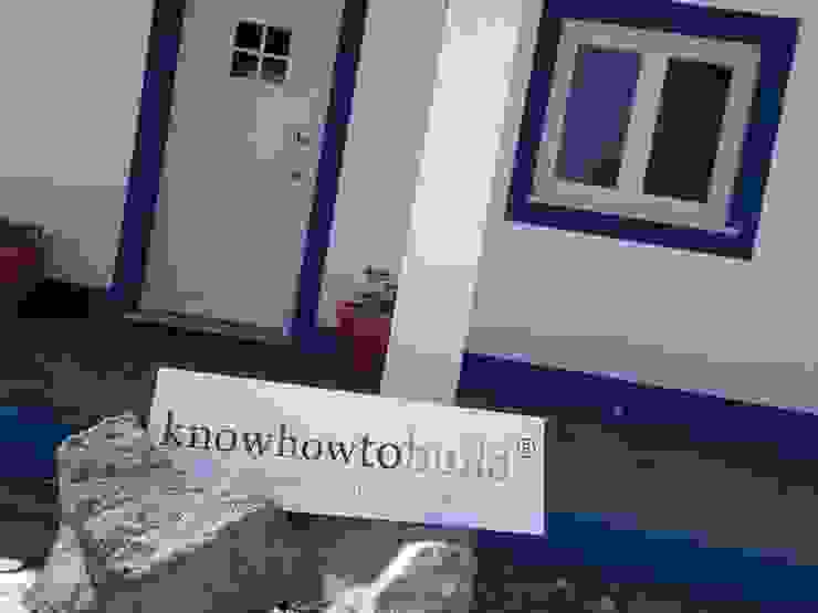 Decoração Mural Exterior. Casas campestres por knowhowtobuild Campestre