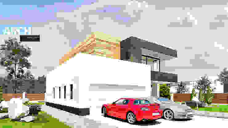 有車家庭照過來 7 間含密閉式車庫的現代住宅 Homify