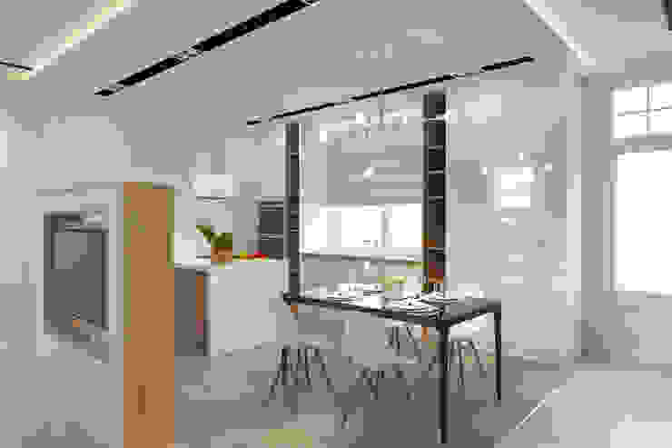 Студия авторского дизайна ASHE Home Dapur Gaya Eklektik