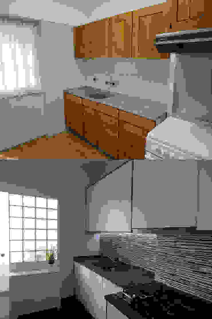 Cozinhas modernas por Happy Ideas At Home - Arquitetura e Remodelação de Interiores Moderno