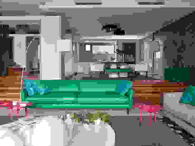 ARTFUL COLOR, SA&V - SAARANHA&VASCONCELOS SA&V - SAARANHA&VASCONCELOS Moderne Wohnzimmer