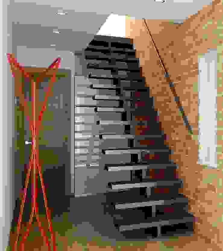 Hallway interior design Lena Lobiv Interior Design Modern corridor, hallway & stairs