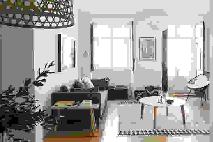 Remodelação de apartamento, Architect Your Home Architect Your Home Moderne Wohnzimmer