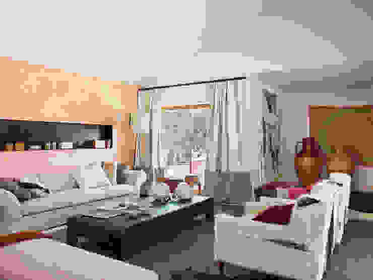 SA&V - SAARANHA&VASCONCELOS Salas de estilo rústico