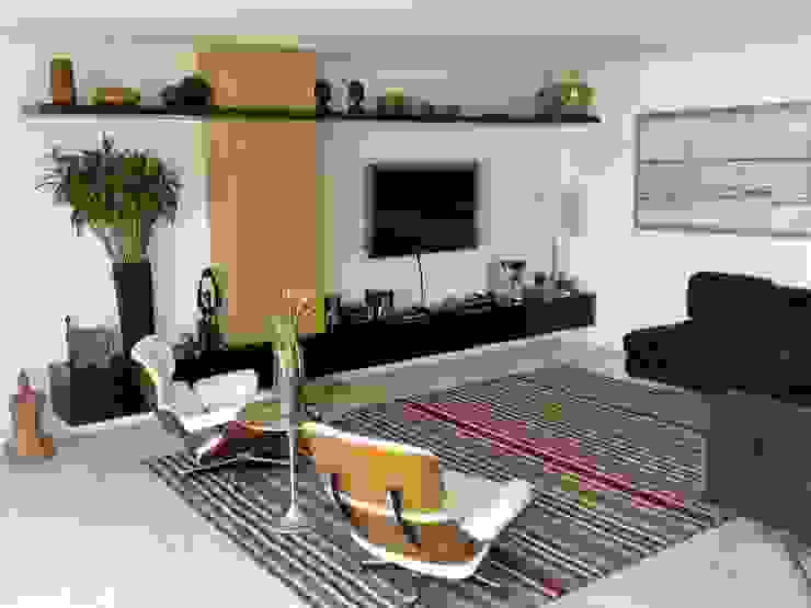 Luciani e Associados Arquitetura Гостиная в стиле модерн