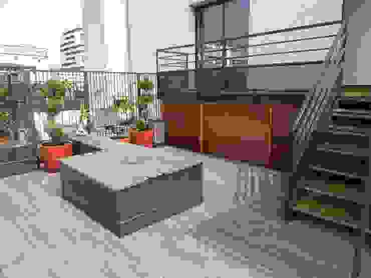 Scènes d'extérieur Balcone, Veranda & Terrazza in stile moderno