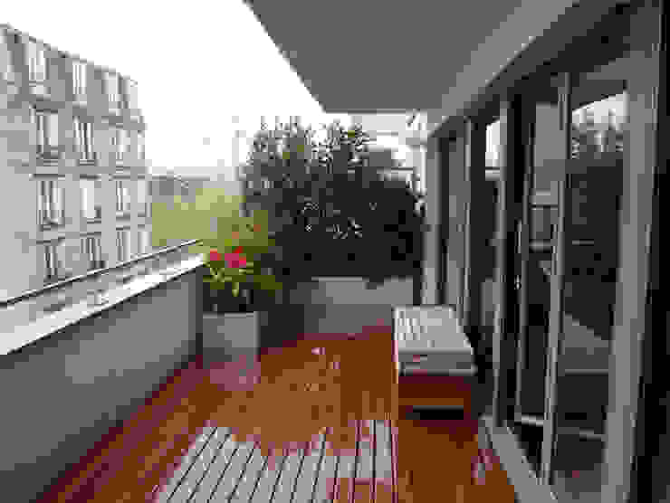 Scènes d'extérieur Balcone, Veranda & Terrazza in stile moderno