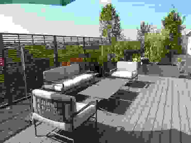 Scènes d'extérieur Balcone, Veranda & Terrazza in stile moderno