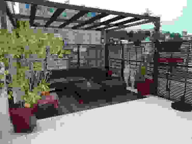 Scènes d'extérieur Balcone, Veranda & Terrazza in stile moderno